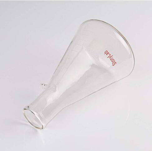 StonyLab Glass 50ml Heavy Wall Borosilicate Glass Filtering Flask, Bolt Neck with Tubulation, 50ml in Kuwait