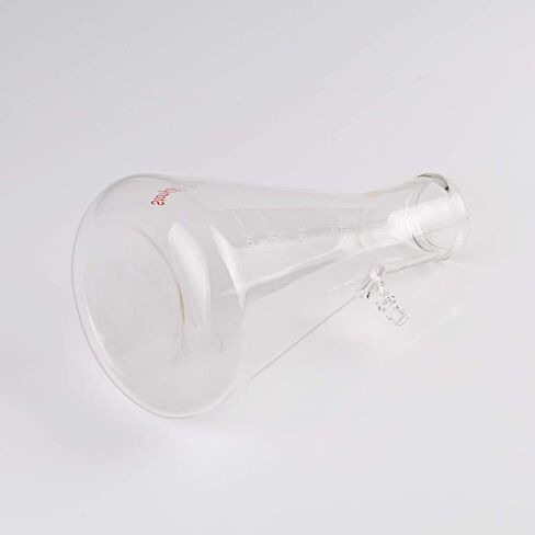 StonyLab Glass 50ml Heavy Wall Borosilicate Glass Filtering Flask, Bolt Neck with Tubulation, 50ml in Kuwait