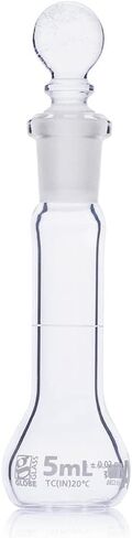 Volumetric Flask, Globe Glass, 1000mL, Class A, to Contain (TC), 3.3 Borosilicate Glass, ASTM E288, 1/Box in Kuwait