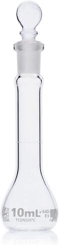Volumetric Flask, Globe Glass, 1000mL, Class A, to Contain (TC), 3.3 Borosilicate Glass, ASTM E288, 1/Box in Kuwait
