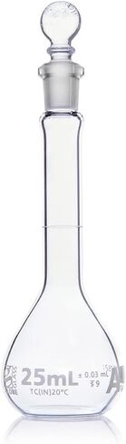 Volumetric Flask, Globe Glass, 1000mL, Class A, to Contain (TC), 3.3 Borosilicate Glass, ASTM E288, 1/Box in Kuwait