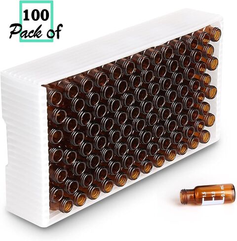Autosampler Vials Cap,9mm Blue Polypropylene Screw-Thread Caps with Pre-Slit PTFE White/Silicone Blue Septa,6mm Center Hole by Biomed Scientific in Saudi Arabia