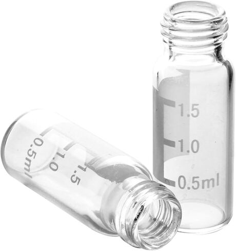 Autosampler Vials Cap,9mm Blue Polypropylene Screw-Thread Caps with Pre-Slit PTFE White/Silicone Blue Septa,6mm Center Hole by Biomed Scientific in Saudi Arabia
