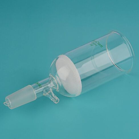 Buchner Filtering Funnel with Medium Frit (G2), I.D. 76 mm, 80 mm Depth, with 24/40 Standard Taper Inner Joint and Vacuum Serrated Tubulation, 250 mL in Saudi Arabia