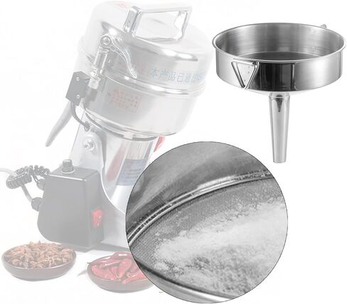 7 inch Stainless Steel Funnel with 120 Mesh Welded Filter Screen for Transferring Liquid, Oil, Powder, Resin in Saudi Arabia