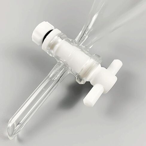 قمع فصل مخروطي من زجاج البورسليكات مع وصلات 24/29 ومحبس PTFE (500 مل) in Kuwait