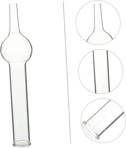 5 قطع من معدات التجربة، أنابيب تجفيف زجاجية لتعليم أنبوب تجفيف زجاج البورسليكات، أنبوب تجفيف هواء الكيمياء، أنابيب تجفيف زجاجية أحادية الكرة، أنبوب تجفيف زجاجي in Kuwait