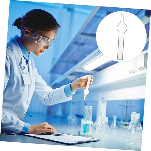 5 قطع من معدات التجربة، أنابيب تجفيف زجاجية لتعليم أنبوب تجفيف زجاج البورسليكات، أنبوب تجفيف هواء الكيمياء، أنابيب تجفيف زجاجية أحادية الكرة، أنبوب تجفيف زجاجي in Kuwait