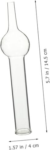 5 قطع من معدات التجربة، أنابيب تجفيف زجاجية لتعليم أنبوب تجفيف زجاج البورسليكات، أنبوب تجفيف هواء الكيمياء، أنابيب تجفيف زجاجية أحادية الكرة، أنبوب تجفيف زجاجي in Kuwait