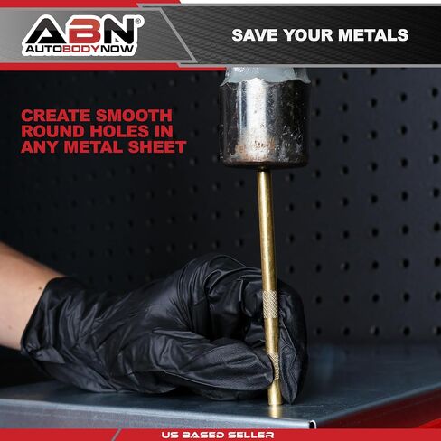 ABN Brass Punch Set - 2 Piece Brass Drift Pin Punch Set - Mechanic’s Non-Marring Chisel Punches for Vehicles in Saudi Arabia