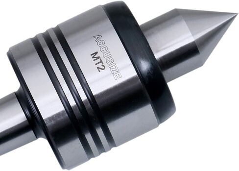 Accusize Industrial Tools MT4 Precision Medium Duty Live Center, Overall Length 8.35'', 0537-6438 in Saudi Arabia