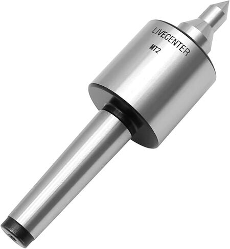 MT2 Live Center 2MT 60 Degree Morse Taper 2 Live Center 220 LB Load Capacity Precision 0.000197'' CNC Long Spindle Lathe Tool in Saudi Arabia
