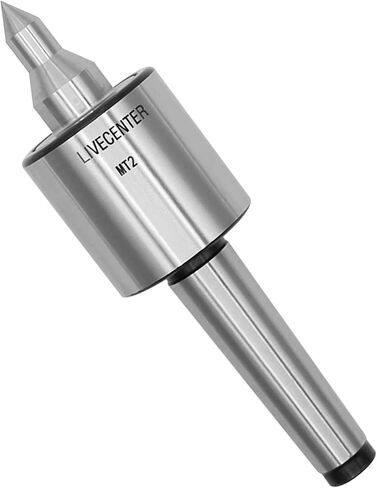 MT2 Live Center 2MT 60 Degree Morse Taper 2 Live Center 220 LB Load Capacity Precision 0.000197'' CNC Long Spindle Lathe Tool in Saudi Arabia