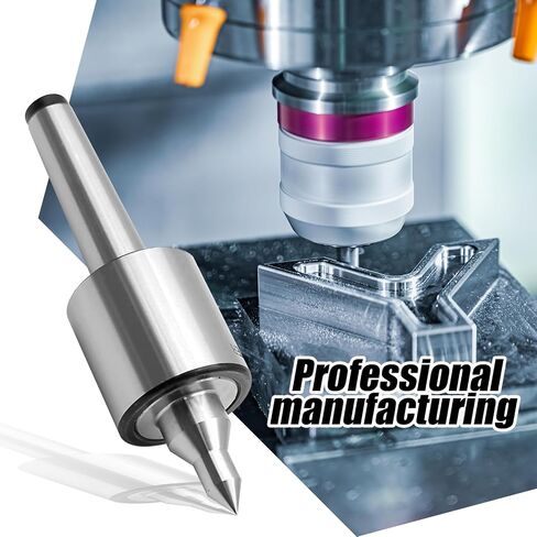 MT2 Live Center 2MT 60 Degree Morse Taper 2 Live Center 220 LB Load Capacity Precision 0.000197'' CNC Long Spindle Lathe Tool in Saudi Arabia