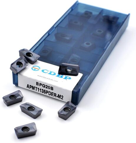 Milling Inserts R390-11T308-PM / Aomx11t308 Carbide Indexable Milling Cutter for Square Shoulder Milling Tools, Pvd Coating, 10 Pcs in Kuwait