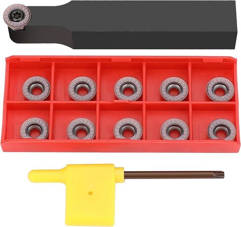 Hromee فهرسة كربيد إدراج شفرة 11 قطعة RPMT1204MOE R6 القاطع ل 5/8 "SRDPN1616H12 حامل أداة طحن كربيد قابلة للفهرسة in Kuwait