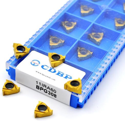 11IR A60/11ER A60 CNC Lathe Indexable Threading Carbide Insert Blade, 10 PCS in Kuwait