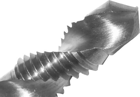 6 PCS Combination Drill and Taps Bit Set, Metric HSS 4341 M3*0.5, M4*0.7, M5*0.8, M6*1.0, M8*1.25 and M10*1.5 Threaded Drill Tap Set with 1/4" Hex Shank for Drilling Tapping Countersinking in Kuwait