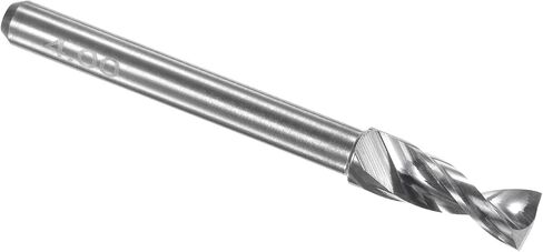 uxcell PCB Drill Bits 4mm Tungsten Carbide Spiral Flute Jewelry CNC Engraving Print Circuit Board Micro Drill Bits 1/8" Shank in Saudi Arabia