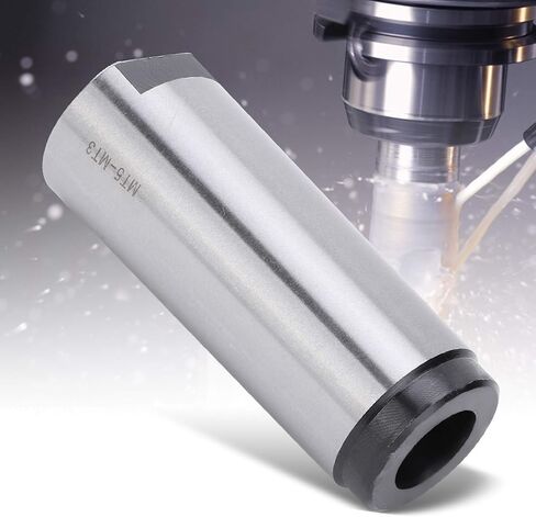 MT3 to MT2 Morse Taper Drill Sleeve Reducing Adapter High Speed Steel Material High Hardness Wear Resistance for Lathe Milling Industrial CNC Fixture Tool in Saudi Arabia