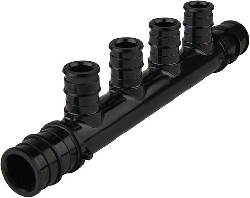 (عبوة من قطعتين) EFIELD Pex Manifold 6 منافذ مفتوحة Pex-A توسيع بولي PPSU Manifold 3/4 صندوق، منفذ 1/2 بوصة (6 منافذ)، ASTM F1960 in Saudi Arabia