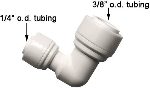 1/4" Tube to 1/4" Tube push fit straight quick connect for RO water system (10pack) in Saudi Arabia