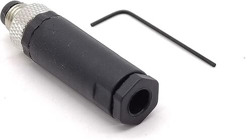 5PCS M8 Field Wireable Connector Straight 3 Pin Male Assemble Type Plug Unshiled in Saudi Arabia