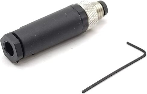 5PCS M8 Field Wireable Connector Straight 3 Pin Male Assemble Type Plug Unshiled in Saudi Arabia