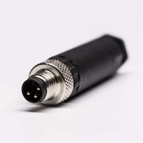 5PCS M8 Field Wireable Connector Straight 3 Pin Male Assemble Type Plug Unshiled in Saudi Arabia