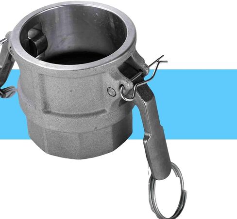 2 قطعة الألومنيوم 2 بوصة Camlock اقتران نوع D أنثى قفل كامة المناسب سريعة كام الأخدود تركيب خرطوم مقرنة (Camlock D200) in Saudi Arabia