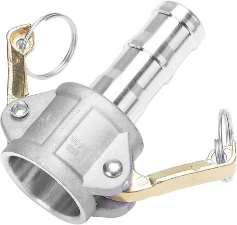 تركيبات Camlock من الألومنيوم - 2 بوصة قفل كامة أنثى × 2 بوصة ذكر NPT نوع B خرطوم أخدود محول فصل سريع (عبوة من 2) in Kuwait