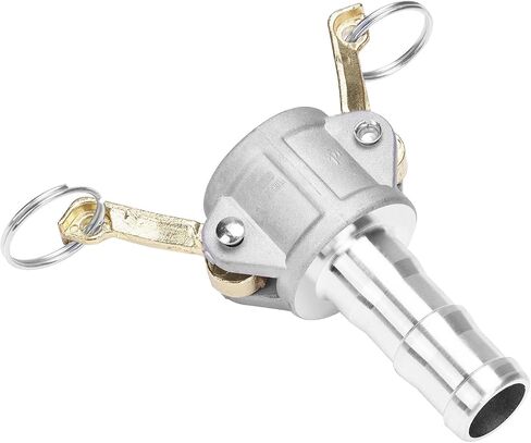 تركيبات Camlock من الألومنيوم - 2 بوصة قفل كامة أنثى × 2 بوصة ذكر NPT نوع B خرطوم أخدود محول فصل سريع (عبوة من 2) in Kuwait