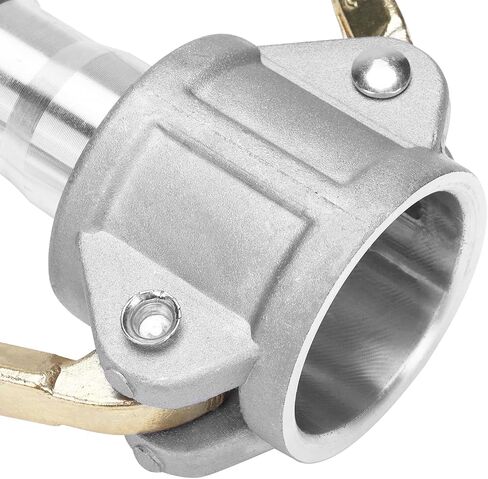 تركيبات Camlock من الألومنيوم - 2 بوصة قفل كامة أنثى × 2 بوصة ذكر NPT نوع B خرطوم أخدود محول فصل سريع (عبوة من 2) in Kuwait