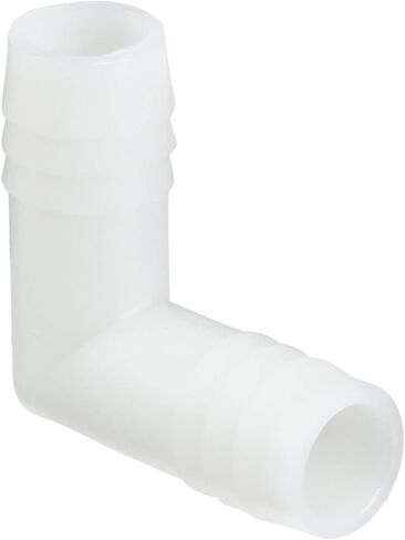 Parker Hannifin 365HB-10N-pk10 Par-Barb Union Elbow Fitting, Nylon, 90 Degree Angle, 5/8" Hose Barb x 5/8" Hose Barb, White (Pack of 10) in Saudi Arabia