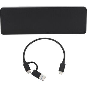 Zyyini M.2 NGFF SSD العلبة ، USB3.1 10 جيجابت في الثانية عالي السرعة SATA B المفتاح SSD العلبة الخارجية مع النوع C A من النوع C كابل بيانات الرأس المزدوج ، لـ M.2 NGFF SATA 2230 2260 2280 SSD (ZYYINIFI62Y5ON7C-13) in Kuwait