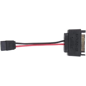 1pc SATA Power 15-Pin Male to SATA 6-Pin Slimline Power Adapter Cable 15 Pin to 6 Pin Adapter Cable for CDROM in Kuwait