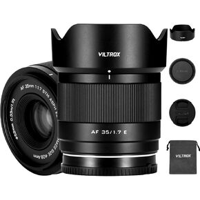 35 مم F1.7 APS-C Prime Lens لكاميرات Sony E-Mount-Fast STM Auto Focus ، فتحة كبيرة ، متوافقة مع A7C ، A7IV ، A9 ، A6700 ، ZV-E10 ، FX30 والمزيد in Kuwait