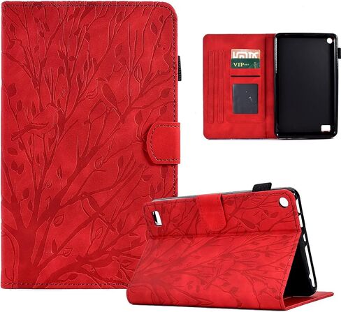 Tablet Travel متوافق مع Kindle Fire 7 2019/2017/2015 حالة جلدية 7 بوصة ، حريق Case 7 (9./7/5) غطاء وقائي مقاوم للمنزل مع فتحة بطاقة/أوتوماتيكي in Kuwait