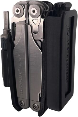 غمد HoldMygear متوافق مع Leatherman Troprge Multitool مع Bit Kit Extender Ratchet Driver (أدوات غير متضمنة) (1.5 بوصة مقطع الحزام) in Kuwait