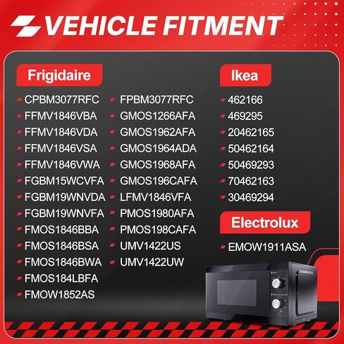 5304517872 لوحة مصباح مصباح مصباح مصباح مصباح ميكروويف لفريجيديير ، CPBM3077RFC / FGBM19WNVDA ، electrolux emow1911asa ، IKEA 462166 ، OE# 530499540 53045094444444444444444444444444444445 PS12585761 EAP12585761 in Saudi Arabia