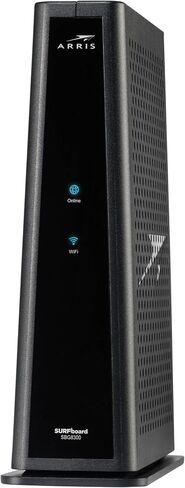 ARRIS Surfboard G34 DOCSIS 3.1 Gigabit Cable Modem & Wi-Fi 6 Router (AX3000) | Approved for Comast Xfinity, Cox, Spectrum & More | Four 1 Gbps Ports | 1 Gbps Max Internet Speeds | 2 Year Warranty in Kuwait