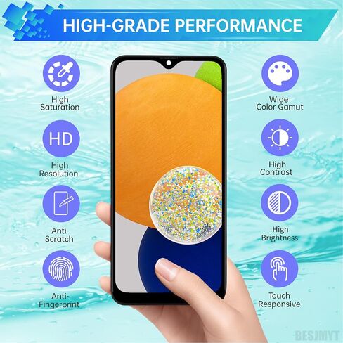 لاستبدال شاشة Samsung Galaxy A13 مع إطار LCD Display Discitizer Full Assembly Fix Fix مع أدوات الإصلاح مجموعة SM-A135U SM-A135U1 in Kuwait