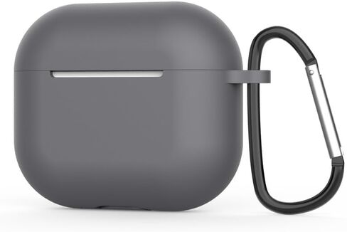 Airpods Pro Generation Case Cover: Apple Airpods Pro 1st Generation Case Soft Silicone Protective Cover with Keychain Hook Airpods Pro 1st Gen Case Cover Protector with Dust Plug (Peach Pink) in Kuwait