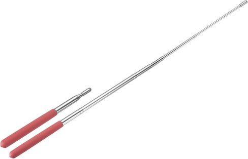 MECCANIXITY 2pcs Telescopic Teachers Pointer Teaching Pointer Stick 39 Inch Retractable Extendable Pointer for Classroom Whiteboard Office Presentation Pointers, Black in Saudi Arabia