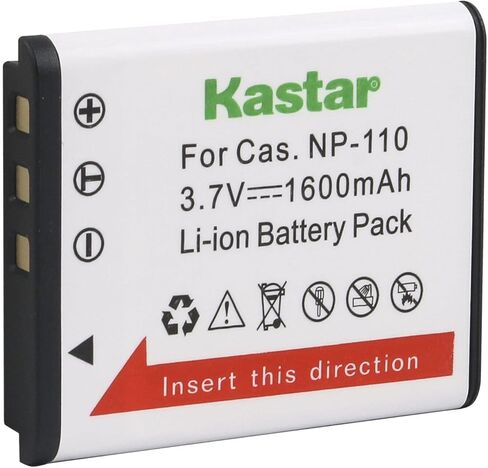 Kastar 3-Pack Battery Replacement for Casio NP-110 NP-160 Battery, Casio Exilim EX-FC200S, Exilim EX-Z2000, Exilim EX-Z2200, Exilim EX-Z2300, Exilim EX-Z3000, Exilim EX-ZR10, Exilim EX-ZR15 Camera in Saudi Arabia