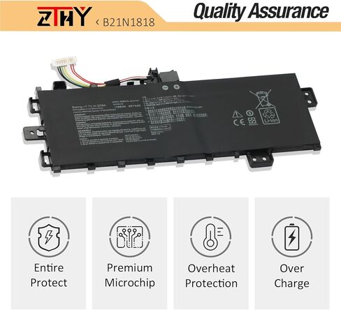 B21N1818 C21N1818 استبدال بطارية الكمبيوتر المحمول لـ ASUS VIVOBOOK 17 X712 X712UA A712 A712E A712EA A712FA A712FB A712JA D712 D712DA D712UA K712K M712DA M712DK S712JA P1701 in Kuwait