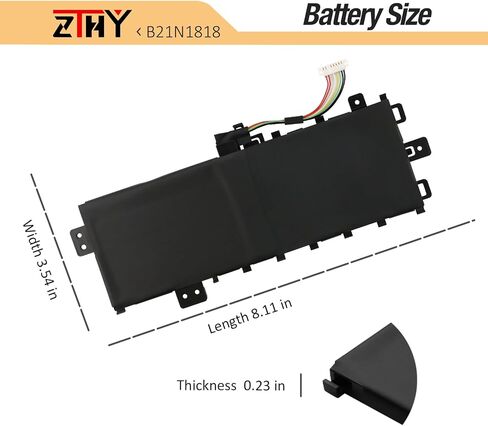 B21N1818 C21N1818 استبدال بطارية الكمبيوتر المحمول لـ ASUS VIVOBOOK 17 X712 X712UA A712 A712E A712EA A712FA A712FB A712JA D712 D712DA D712UA K712K M712DA M712DK S712JA P1701 in Kuwait