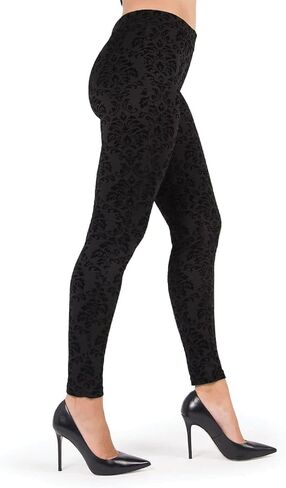 MeMoi Velvet Glory Damask Leggings in Saudi Arabia