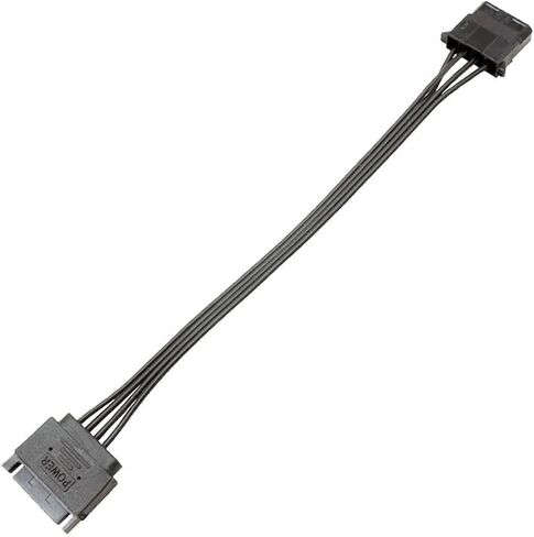 SATA 15Pin Male to 2 4Pin Female IDE HDD Power Hard Drive Y Cable 15 Pin to 4 Pin Cord 0.2M(1 X 4pin) in Saudi Arabia