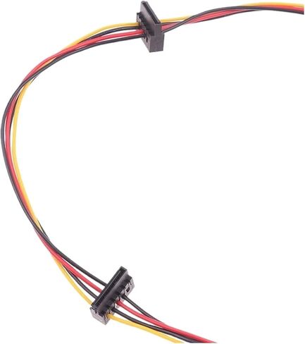 4pin إلى 2-port HDD SSD SATA COALK CABIL CABLE CABLE لـ 6000 6200 6300 8000 8100 8200 Computer Mainboard ATX PSU in Kuwait